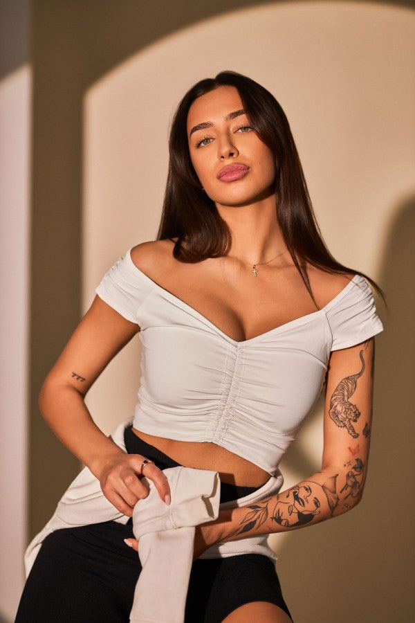 Crop top White