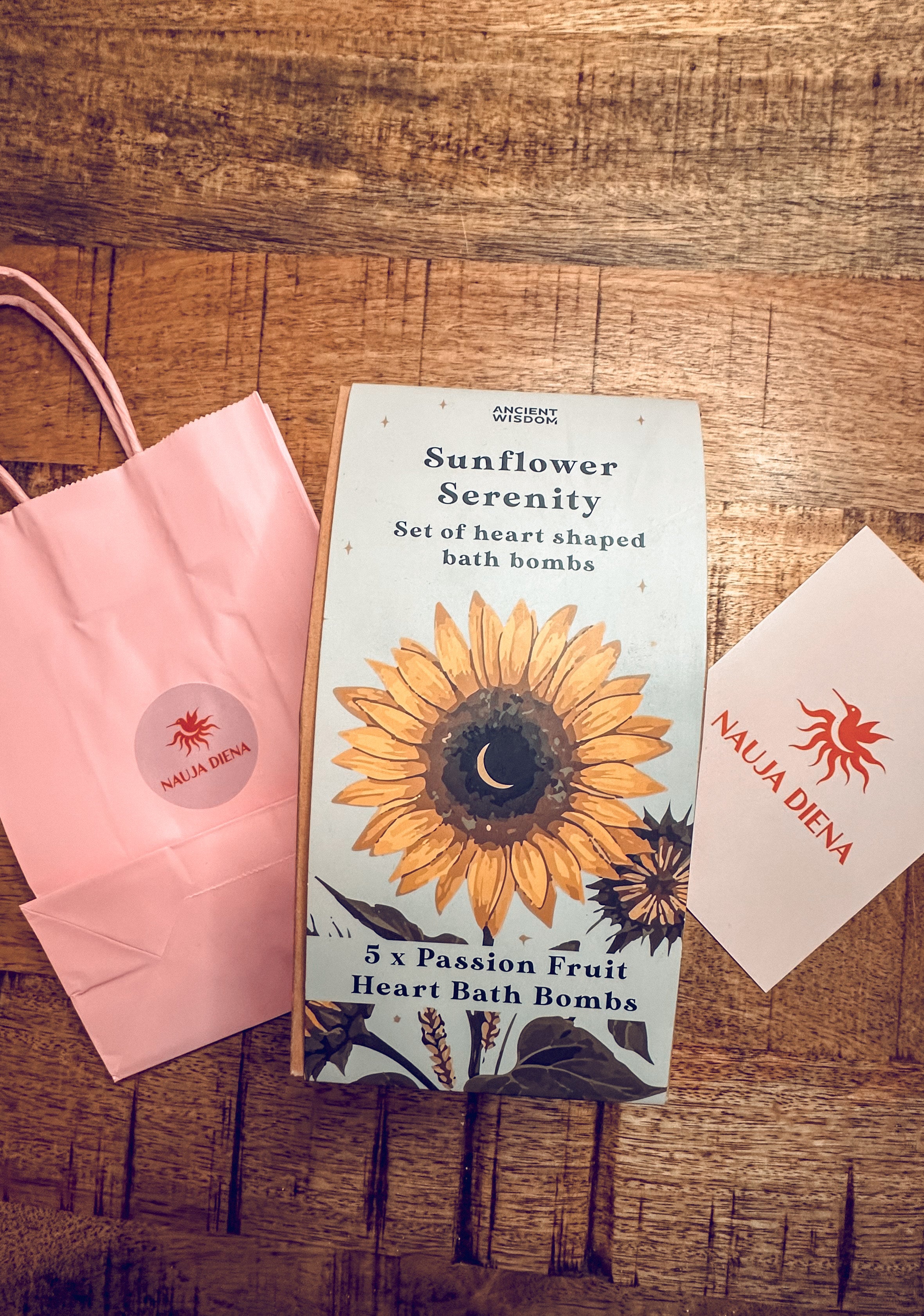 Saulėgrąžų ramybės širdelės - vonios širdelės