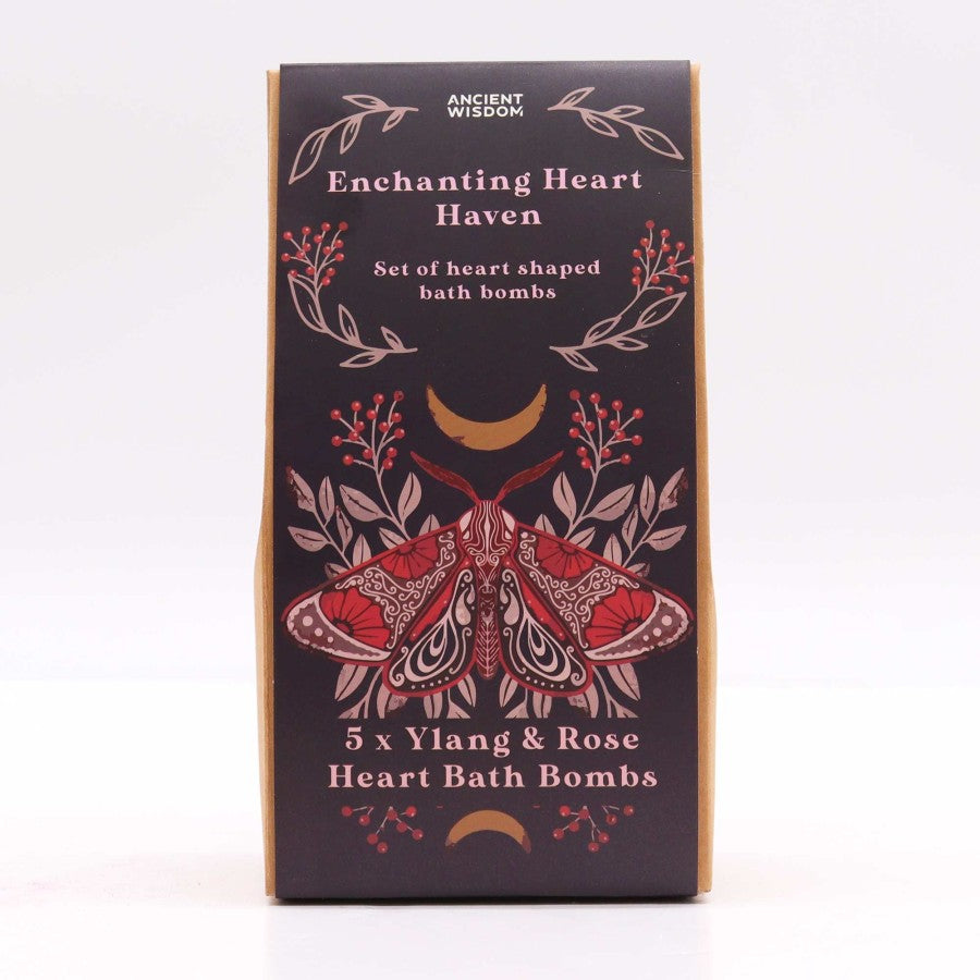 "Enchanting Heart Heaven" vonios bombų rinkinys